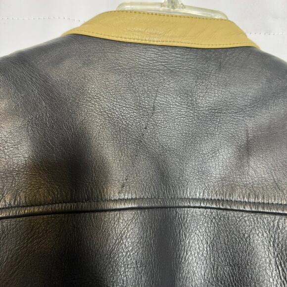 Flying Biker Oakwood Leather Motorcycle Jacket Women L Black Red Thinsulate - Picture 7 of 16